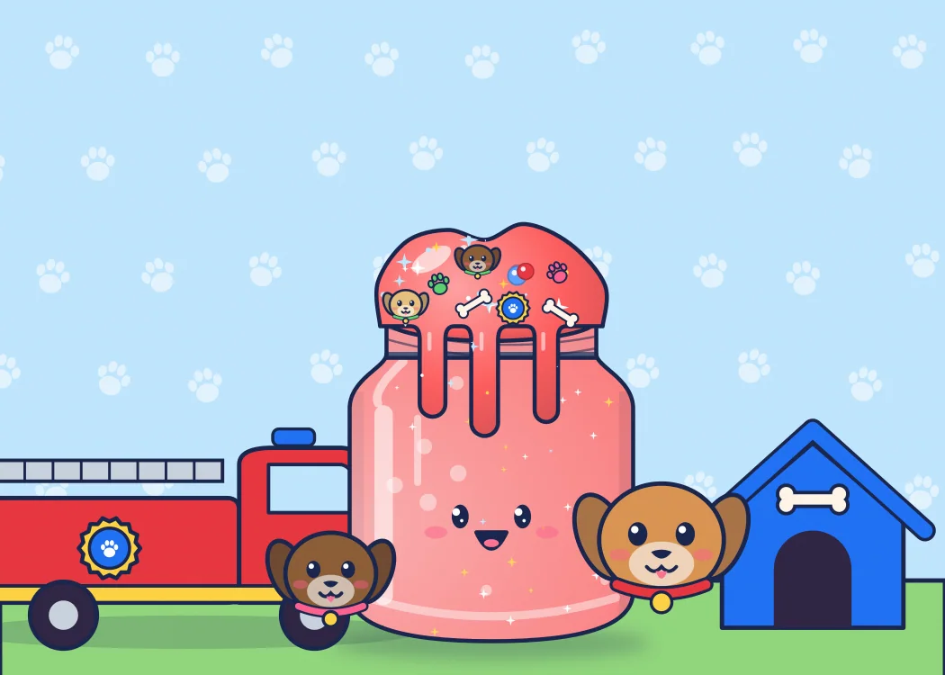Paw Patrol Pups slime